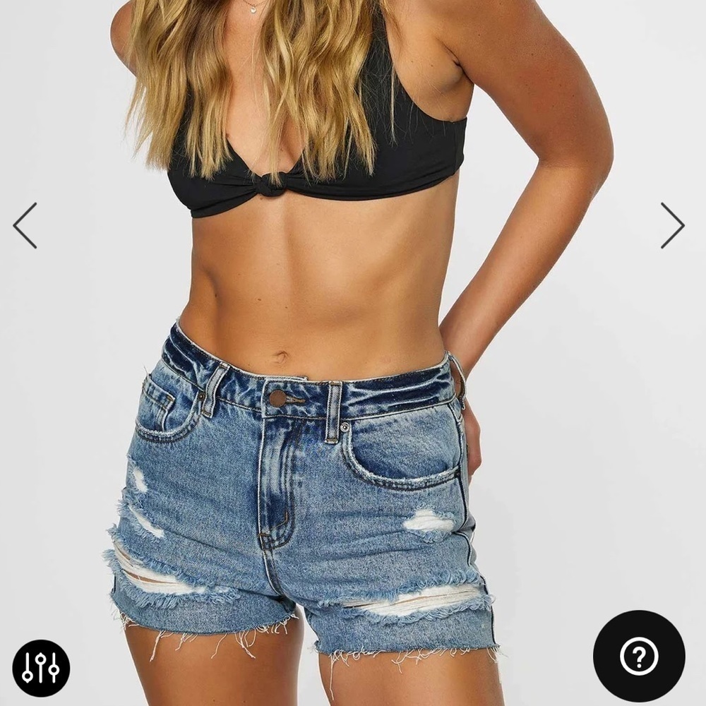 NWT! O’Neill Angus Destroyed Denim Shorts 30